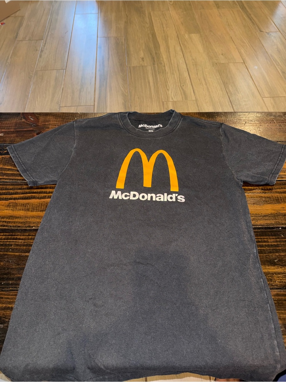 McDonald's Men's Black Logo Crew Neck T-Shirt